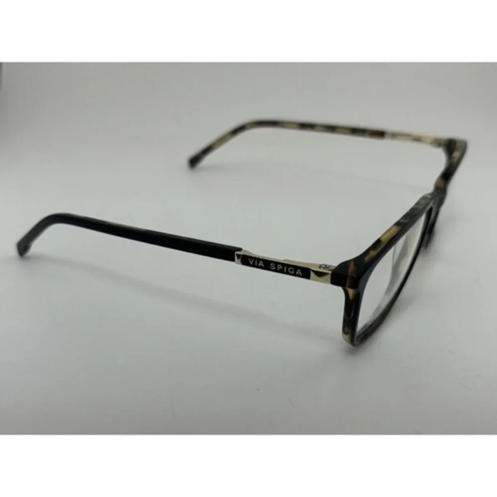 VIA SPIGA Zyloware Evangelina 500 - 135 Tortoise Plastic Eyeglass Frames - Picture 3 of 6